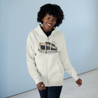Zip Hoodie — "Not Luck" Salt & Salvation Boat Graphic
