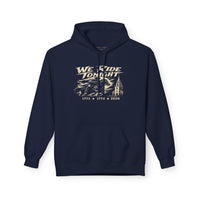Patriotic Christian Hoodie | We Ride Tonight 1776 Founders Line | Original Midnight Rider | Liberty & Victory Co.