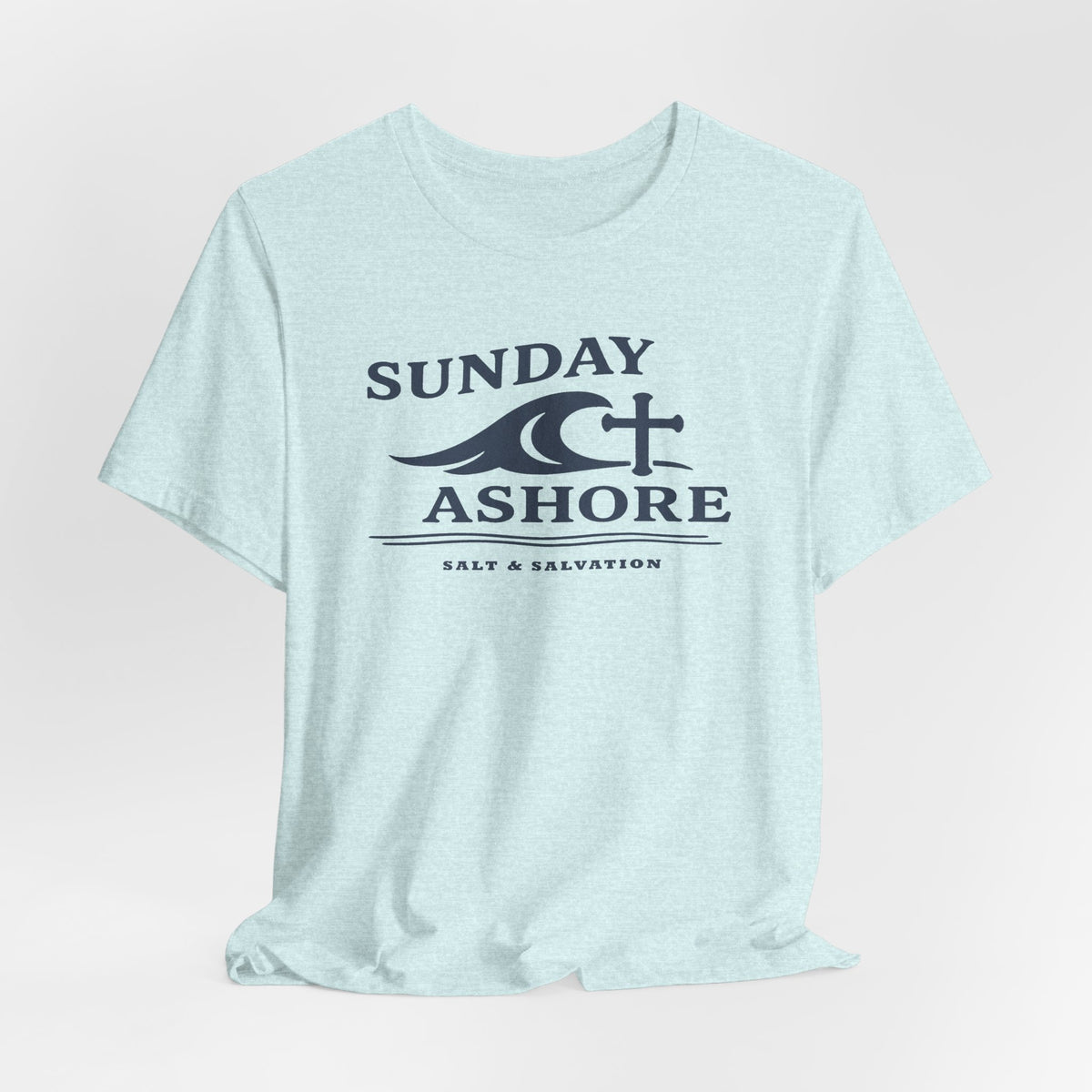Sunday Ashore Tee | Coastal Surf Faith T-Shirt