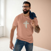 Christian T-Shirt | Rustic Wood Cross In God We Trust Faith Tee | Veteran-Owned | Liberty & Victory Co.