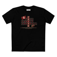 Christian | Fall Family Football — T-Shirt Faith Runs Through It-Indiana Hoosiers Edition | Game Day Faith Tee | Veteran-Owned Small Business | Liberty & Victory Co.