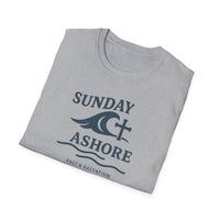 Coastal Faith T-Shirt | Sunday Ashore Essential Tee | Salt & Salvation | Liberty & Victory