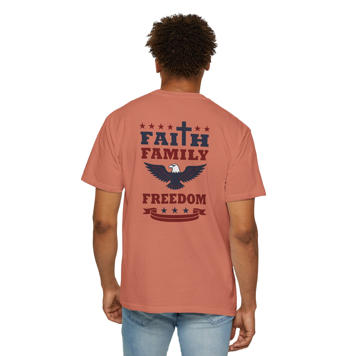 Faith Family Freedom Tee | Christian Patriotic Shirt | In Deo Vincimus