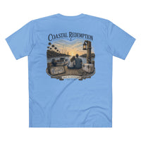 Christian Faith T-Shirt | Coastal Redemption Starting Over Signature | Salt & Salvation | Liberty & Victory