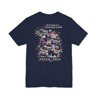 USA Hockey Michigan Connection Tee — Milan 2026 Team Hockey T‑Shirt