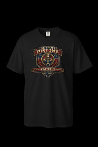 Faith & Sport T-Shirt | Detroit Pistons Faithful Est. 1941 Essentials | Victory-In-One | Liberty & Victory