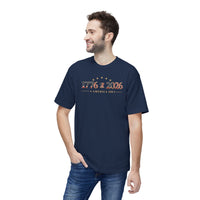 USA Cotton & Assembly Patriotic T-Shirt | America 1776-2026 Commemorative 250th Anniversary Tee | Liberty & Victory