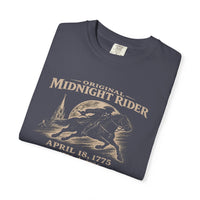 Patriotic Christian T-Shirt | Midnight Rider April 18 1775 America 250th Tee | Liberty-In-One | Liberty & Victory