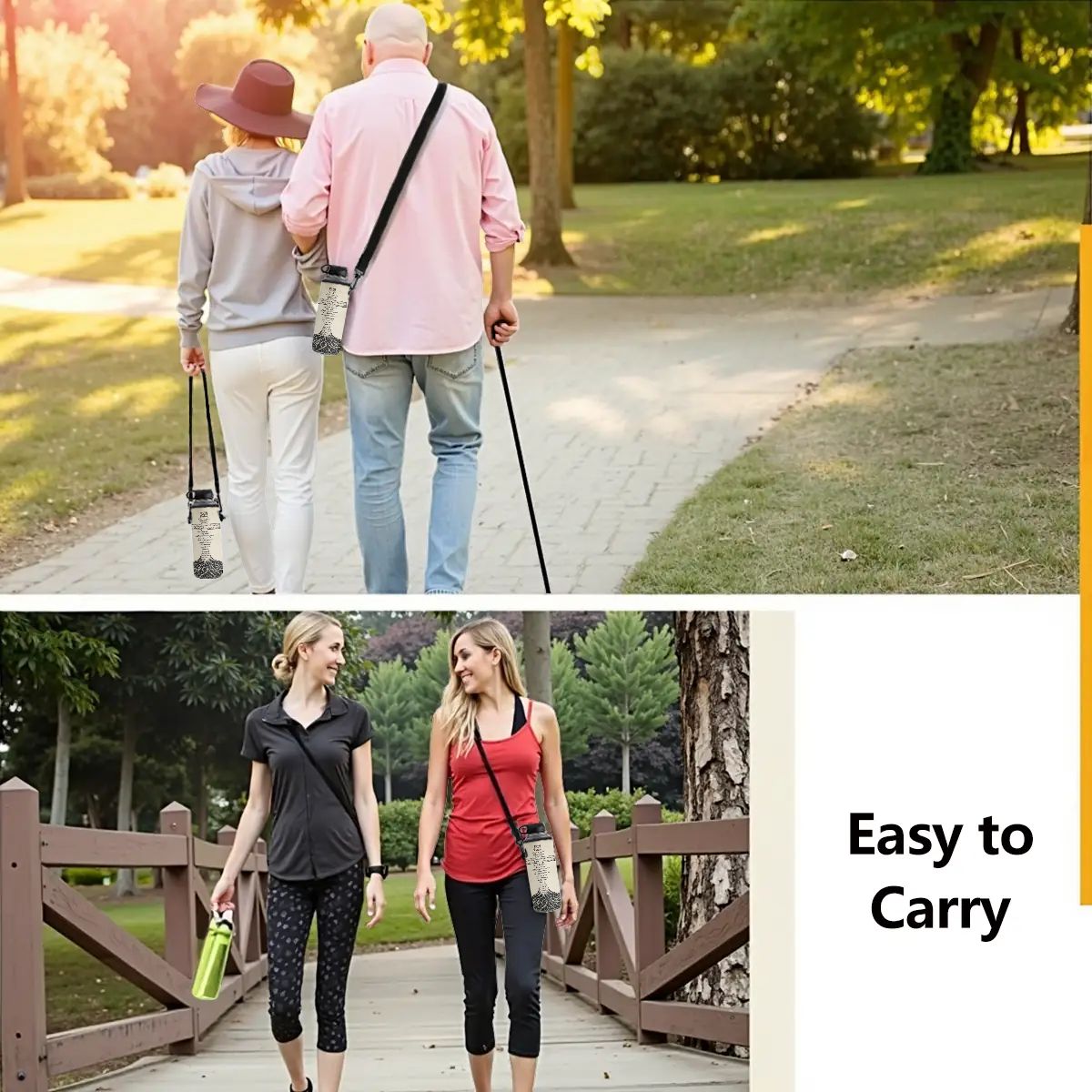 The Lord's Prayer Rooted - Large Water Bottle Sleeve