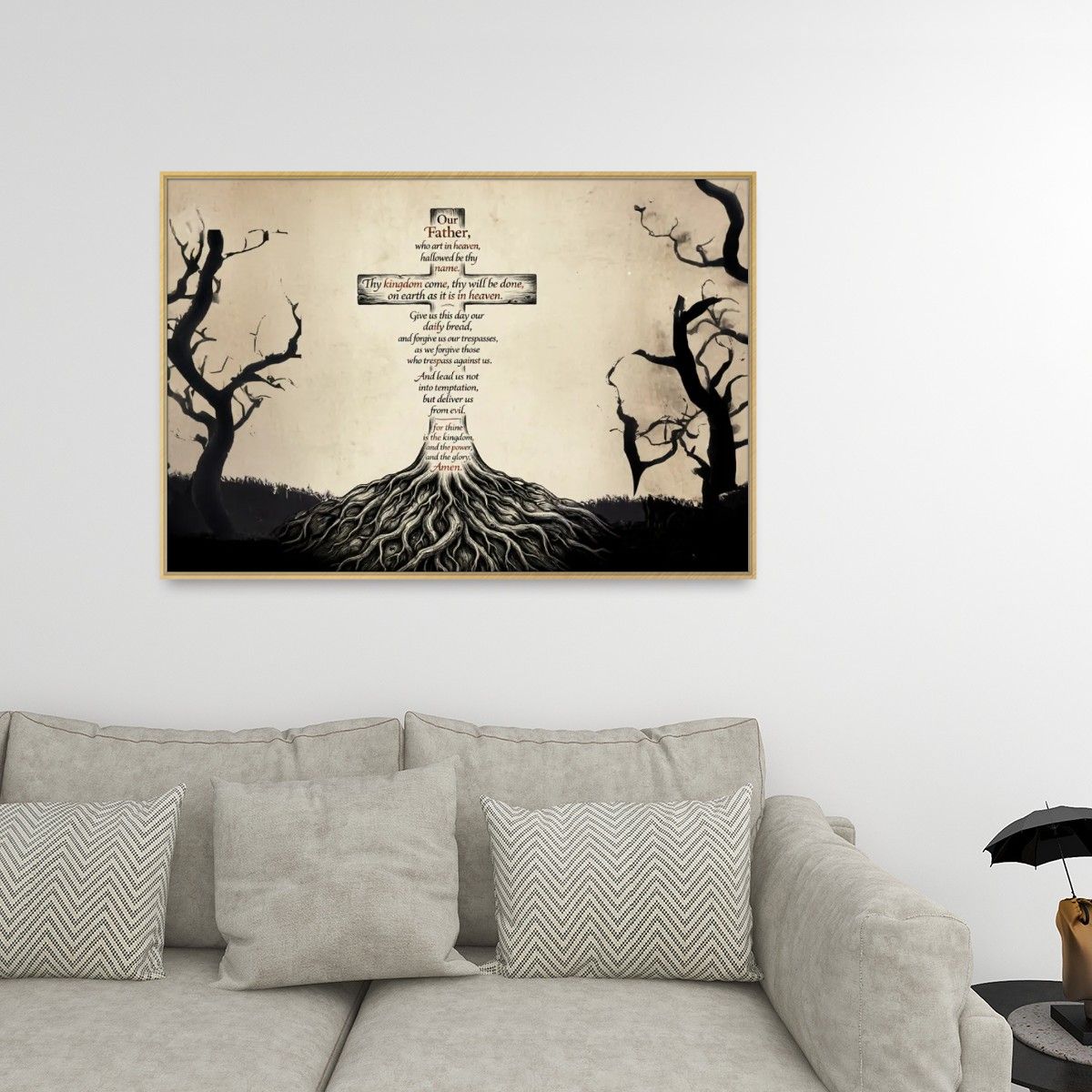 Frameable Canvas Prints Wall Art (Horizontal)