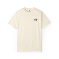 Christian T-Shirt | Still Waters | He Restores My Soul | Psalm 23 | Mountain Lake + Cross | Wonder & Wander | Signature Line | Veteran-Owned | Liberty & Victory Co.