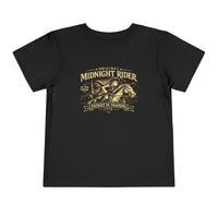 Kids Patriotic T-Shirt | Midnight Rider Patriot in Training Toddler Essentials | Liberty-In-One | Liberty & Victory