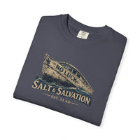 Christian Faith T-Shirt | No Luck Salt & Salvation Everyday Essentials | Salt & Salvation | Liberty & Victory
