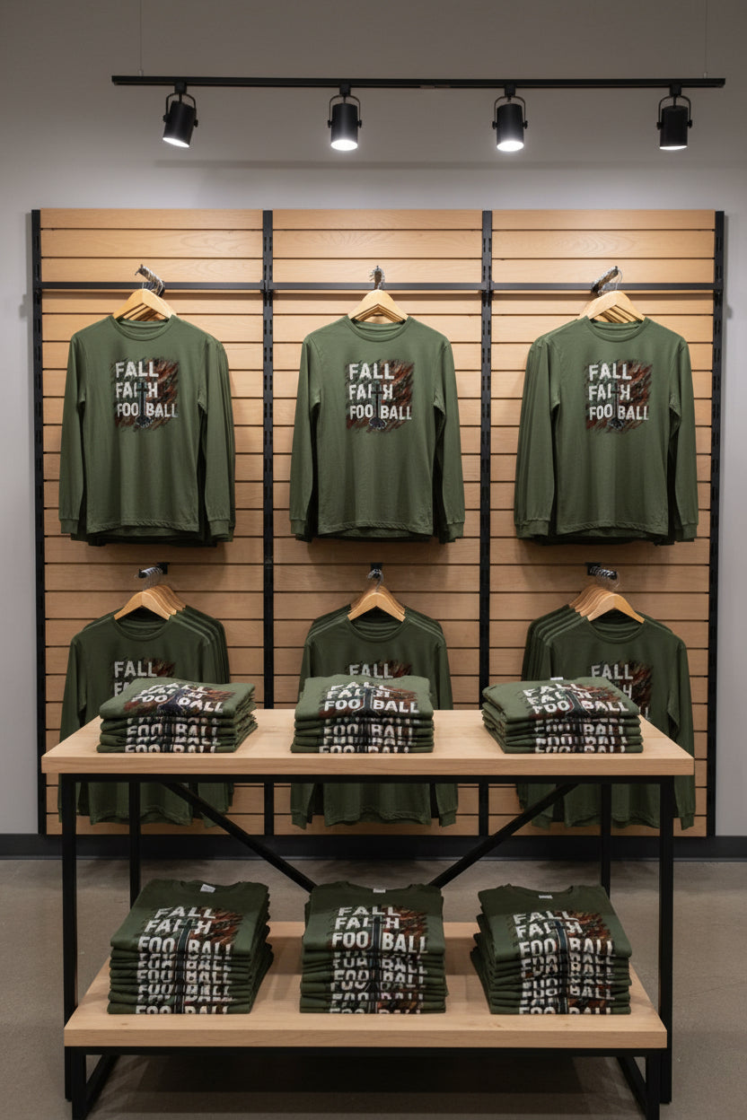 Fall, Faith & Football â€“ Premium Long Sleeve Tee 