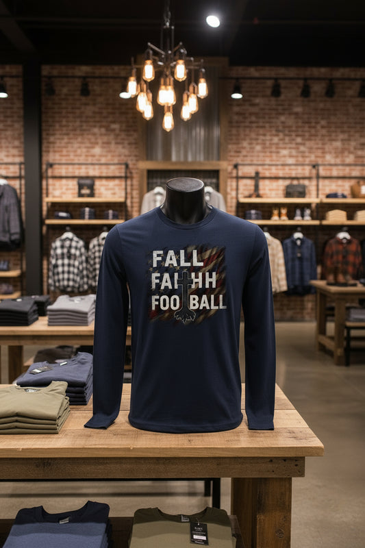 Fall, Faith & Football â€“ Premium Long Sleeve Tee 