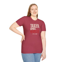 Patriotic History T-Shirt | Taxed. Spoke. Revolted. 1776 Founders Line | Liberty-In-One | Liberty & Victory