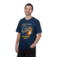 Michigan Wolverines Basketball T-Shirt | 2026 Final Four Goes Through Garment-Dyed Fan Tee | Victory-One | Liberty & Victory