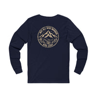 Mountain Faith | Wilderness-Not All Who Wander Are Lost — Long-Sleeve Mountain Graphic | Veteran-Owned Small Business | Liberty & Victory Co.