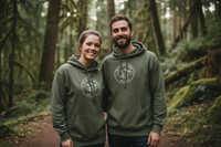 Christian Hoodie | Not All Who Wander Elite Fleece Hoodie | Faith-Based Apparel | Liberty & Victory