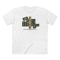 Mountain Faith | Fall Family Football — T-Shirt Faith Runs Through It-CSU Rams Edition | Game Day Faith Tee | Veteran-Owned Small Business | Liberty & Victory Co.