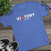 Victory 2026 T-Shirt | Signature Supporter Tee Colorado Triblend Royal Blue | Next Level Triblend | Front + Back Print
