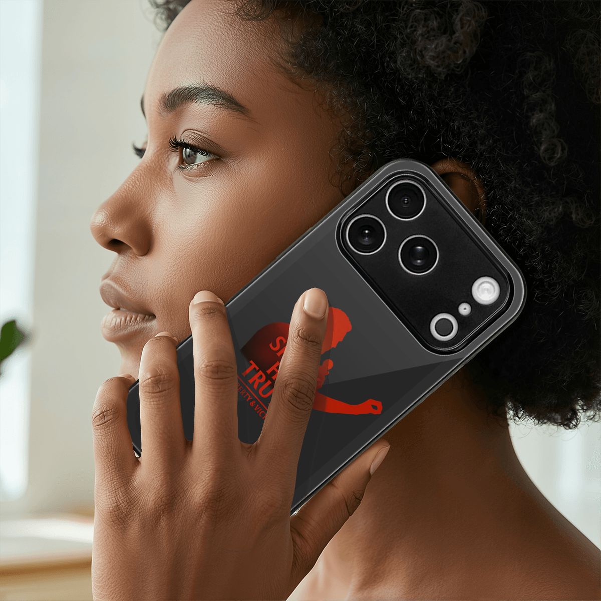 Speak His Truth | Glass iPhone Case