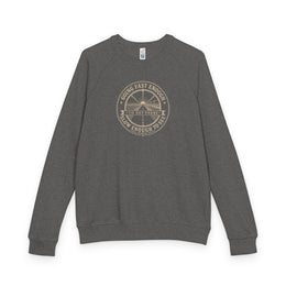 Coastal Faith Crewneck Sweatshirt | Coastal Redemption "Going Fast Enough" French Terry Raglan | Salt & Salvation | Veteran-Owned | Liberty & Victory Co.