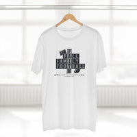 Faith & Sport | Fall Family Football — T-Shirt Faith Runs Through It-Dallas Edition | Game Day Faith Tee | Veteran-Owned Small Business | Liberty & Victory Co.