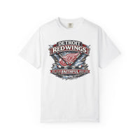 Faith & Sport T-Shirt | Red Wings Faithful Est. 1926 Vintage Graphic Tee | Victory-In-One | Liberty & Victory