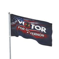Patriotic Campaign Flag | Victor Marx Colorado Governor Double-Sided Outdoor Flag | Liberty & Victory