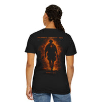 Christian Veteran T-Shirt | Faith Warrior Prepared Through Pain Graphic Tee | Liberty & Victory