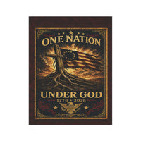 Patriotic Garden Flag | One Nation Under... 1776–2026 Founders Line | America 250 | Liberty & Victory