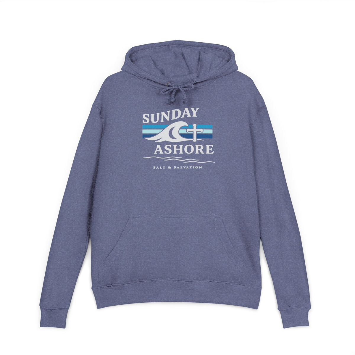 Sunday Ashore Hoodie | Coastal Surf Faith Sweatshirt