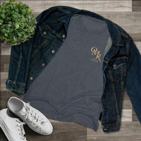 Women's Patriotic T-Shirt | Midnight Rider 1775 Heritage Tri-Blend Edition | Veteran-Owned | Liberty & Victory Co.
