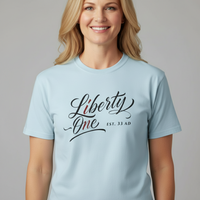 Liberty One — EST. 33 AD Premium Faith Tee