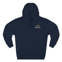 Christian | Walk by Faith — Front + Back Hoodie 2 Cor 5:7 Mountain Scripture Pullover | Veteran-Owned Small Business | Liberty & Victory Co.