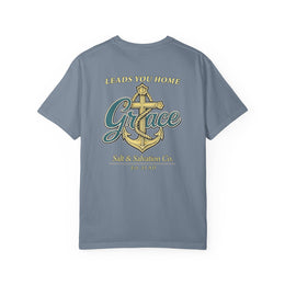 Coastal Faith | Grace Leads You Home — Coastal Christian Faith T-Shirt | Veteran-Owned Small Business | Liberty & Victory Co.