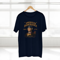 Patriotic Christian T-Shirt | American Dominance George Washington Featuring the J. Hughes Grin Essentials | America 250 | Liberty & Victory