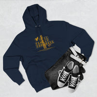 Faith & Sport | Fall Family Football — Hoodie | Faith Runs Through It-Michigan Edition | Game Day Faith Hoodie | Veteran-Owned Small Business | Liberty & Victory Co.