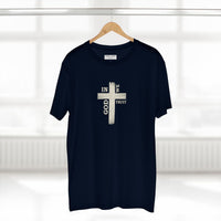 Christian T-Shirt | Rustic Wood Cross In God We Trust Faith Tee | Veteran-Owned | Liberty & Victory Co.
