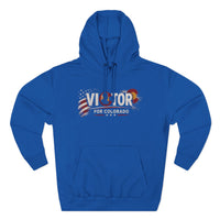 Patriotic Hoodie | Victor for Colorado American Flag Design | Veteran-Owned | Liberty & Victory Co.