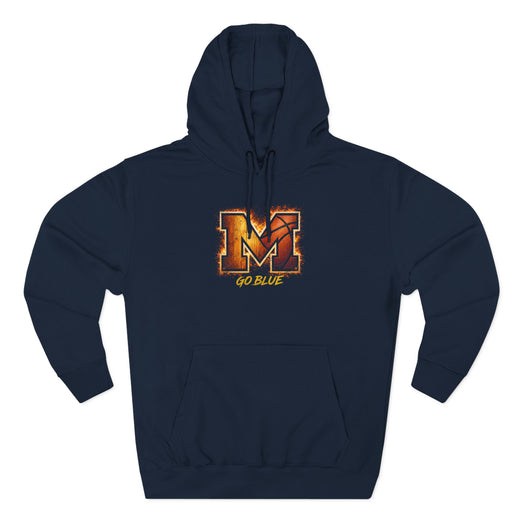 Michigan Wolverines Hoodie | Go Blue National Champions Vintage Block M Pullover Sweatshirt | Victory-One | Liberty & Victory