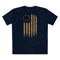 Midnight Rider Tee — "We Ride Tonight" Vintage Motorcycle Patriot Shirt