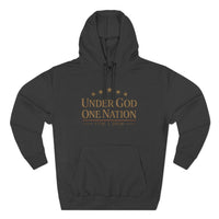 Patriotic Christian Hoodie | Under God One Nation | 1776–2026 America 250 Pullover | Liberty & Victory Co.