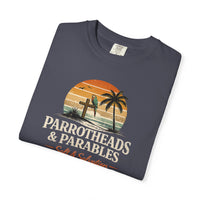 Coastal Faith T-Shirt | Parrotheads & Parables Beach Sunset Essentials | Salt & Salvation | Liberty & Victory