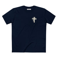 Cross & Flag 1776-2026 Front Back Graphic T-Shirt