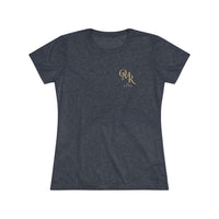Women's Patriotic T-Shirt | Midnight Rider 1775 Heritage Tri-Blend Edition | Veteran-Owned | Liberty & Victory Co.