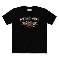 Patriotic T-Shirt | We Ride Tonight | Revere MC | OMR Winged Emblem | 1776–2026 | Liberty-In-One | Signature Line | Veteran-Owned | Liberty & Victory Co.