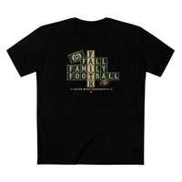 Mountain Faith | Fall Family Football — T-Shirt Faith Runs Through It-CSU Rams Edition | Game Day Faith Tee | Veteran-Owned Small Business | Liberty & Victory Co.