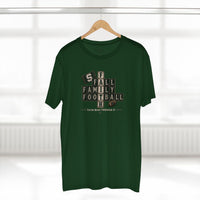 Faith & Sport | Fall Family Football — T-Shirt Faith Runs Through It-Michigan State Edition | Game Day Faith Tee | Veteran-Owned Small Business | Liberty & Victory Co.